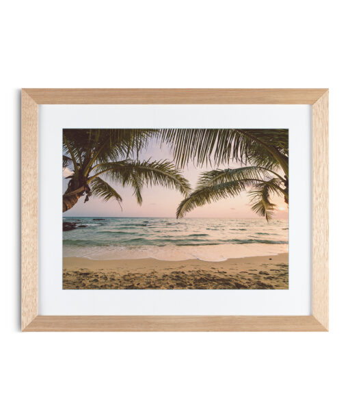 Alternative view of Palm Fringed Beach Seascapes MAR 65