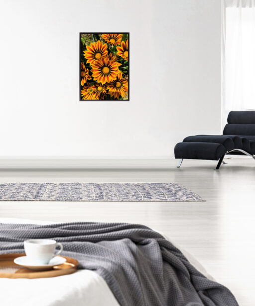 Striped Sunflowers Floral FLORES_064
