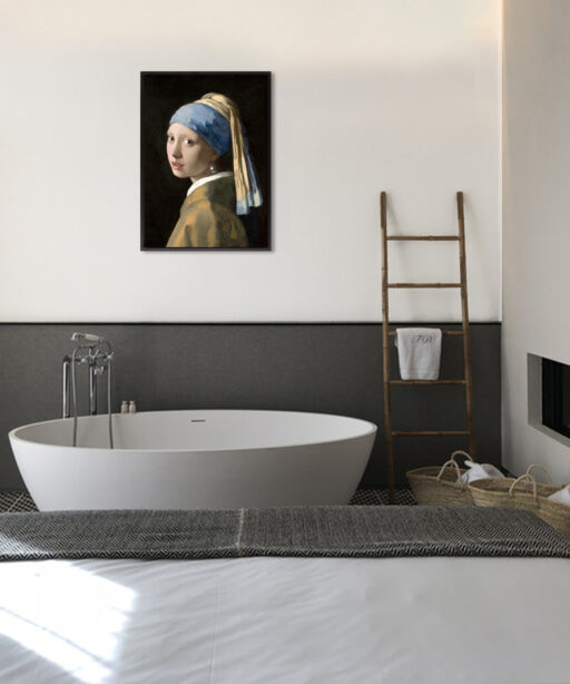 Girl with a Pearl Earring by Johannes Vermeer-Famous Paintings 03