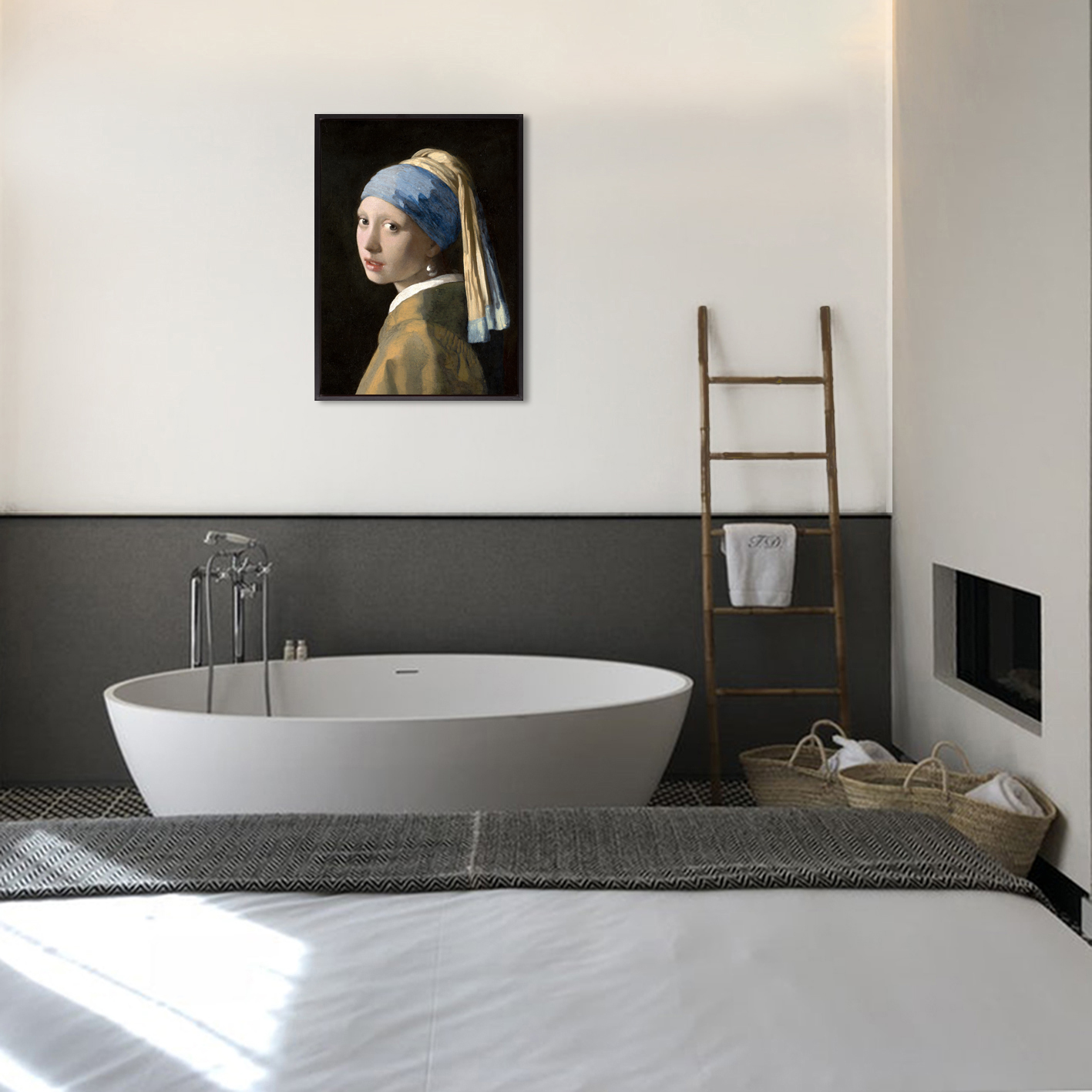 Girl with a Pearl Earring by Johannes Vermeer-Famous Paintings 03