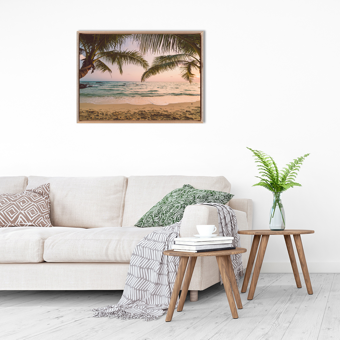 Palm Fringed Beach Seascapes MAR 65