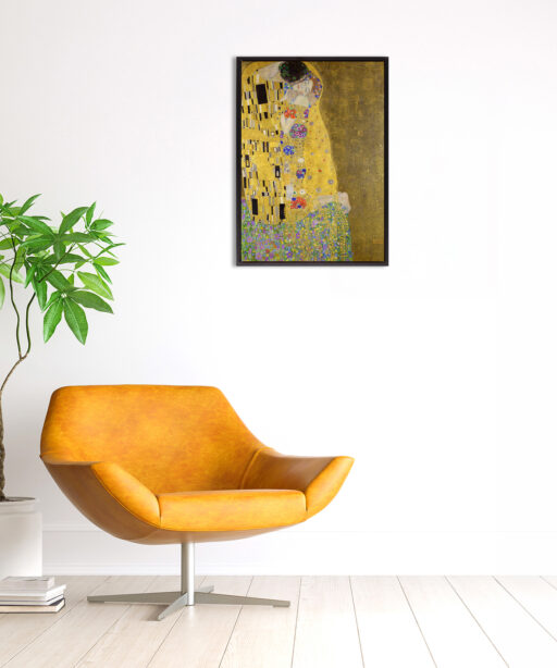 The Kiss by Gustav Klimt-Famous Paintings 15