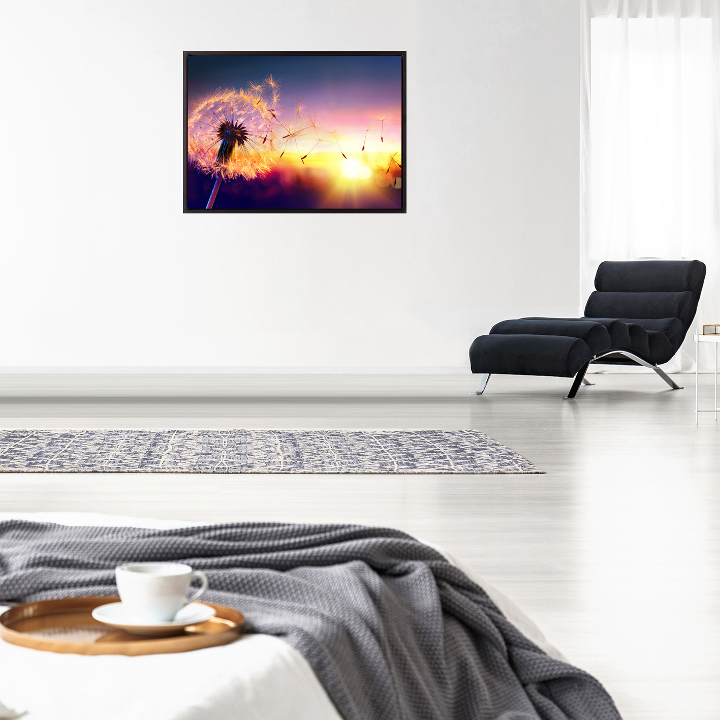 Dandelion Sunset Floral FLORES_118