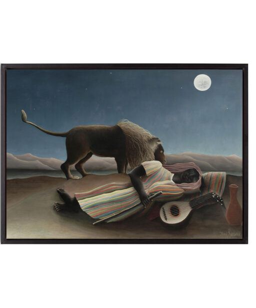 The Sleeping Gypsy by Henri Rousseau-Famous Paintings 37 - Image 8