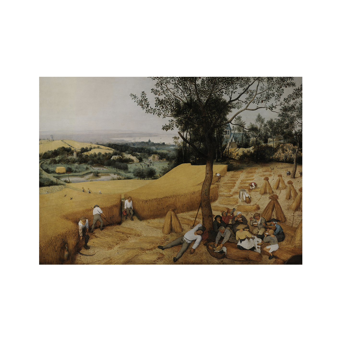 The Harvesters by Pieter Bruegel the Elder-Famous Paintings 40 - Image 7
