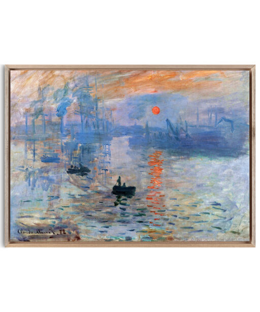 Impression, Sunrise by Claude Monet-Famous Paintings 42 - Image 5