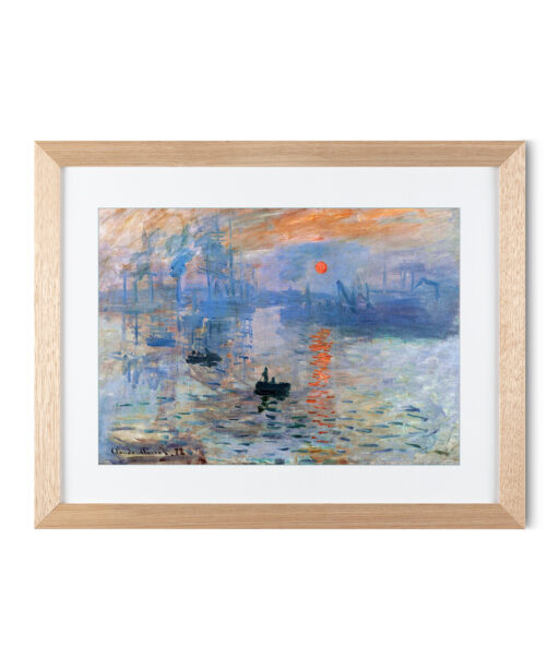 Alternative view of Impression, Sunrise by Claude Monet-Famous Paintings 42