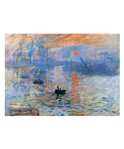 Impression, Sunrise by Claude Monet-Famous Paintings 42 - Image 7