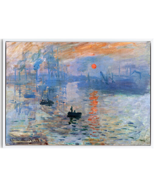 Impression, Sunrise by Claude Monet-Famous Paintings 42 - Image 6