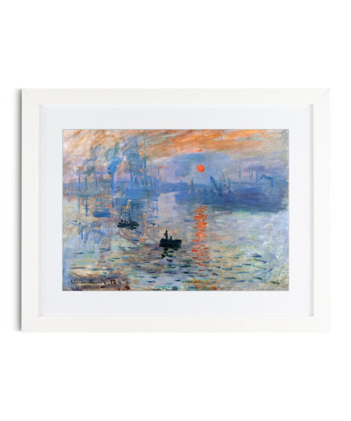 Impression, Sunrise by Claude Monet-Famous Paintings 42 - Image 3