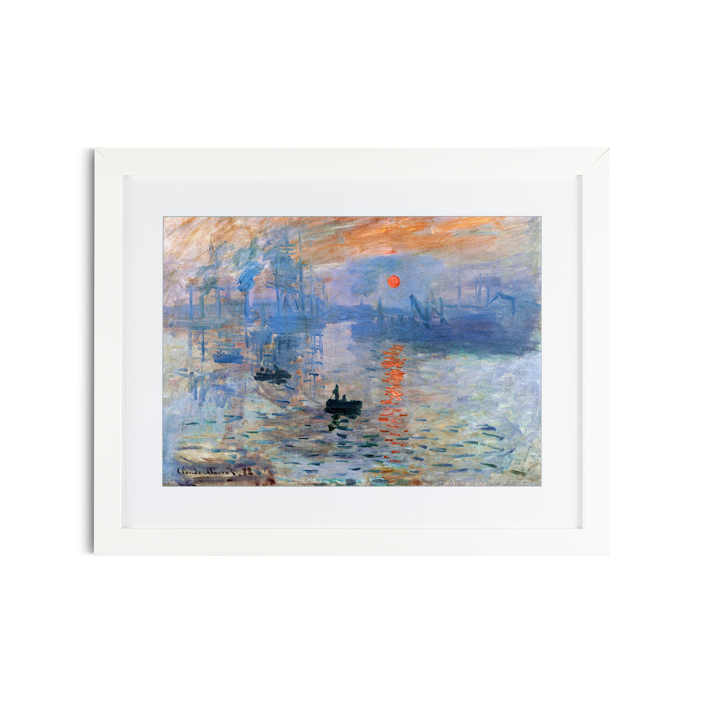 Impression, Sunrise by Claude Monet-Famous Paintings 42 - Image 3