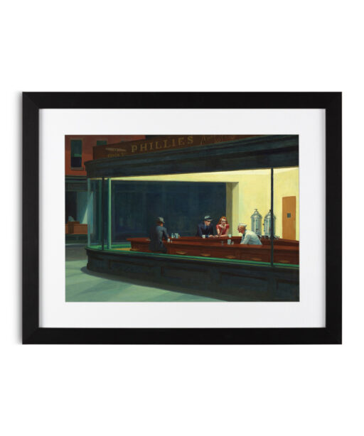 Nighthawks by Edward Hopper-Famous Paintings 47 - Image 4