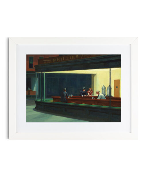 Nighthawks by Edward Hopper-Famous Paintings 47 - Image 3
