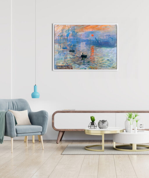 Impression, Sunrise by Claude Monet-Famous Paintings 42